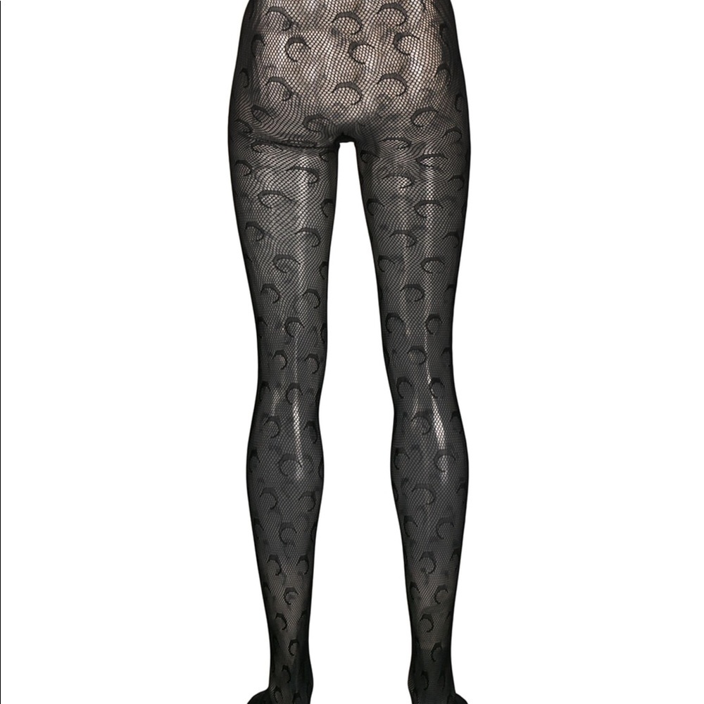 Marine Serre Moon mesh tights